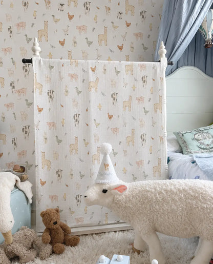 The Country Side Swaddle Blanket