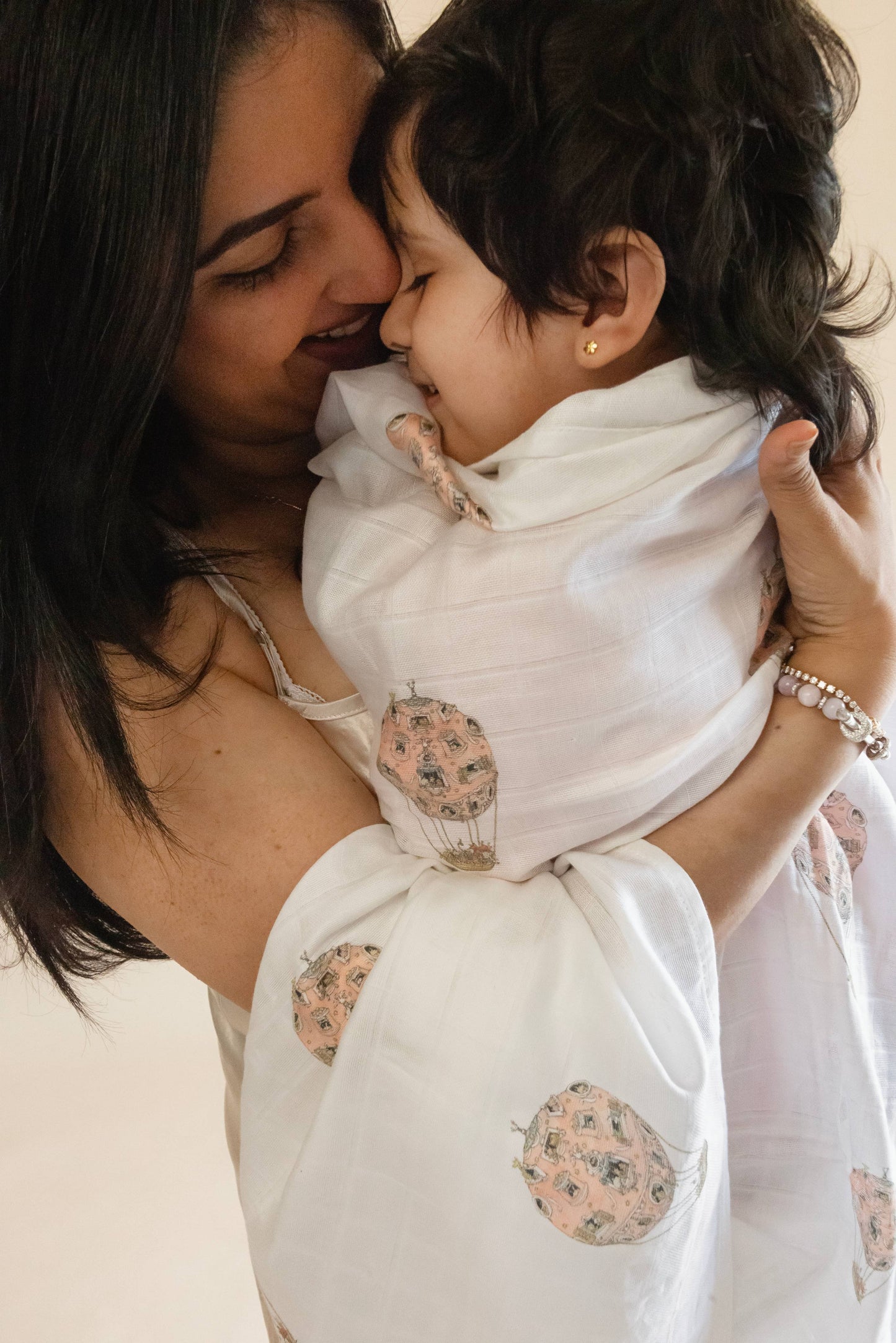Rosè Skies Swaddle Blanket