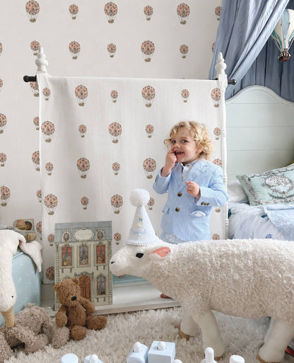 Rosè Skies Swaddle Blanket