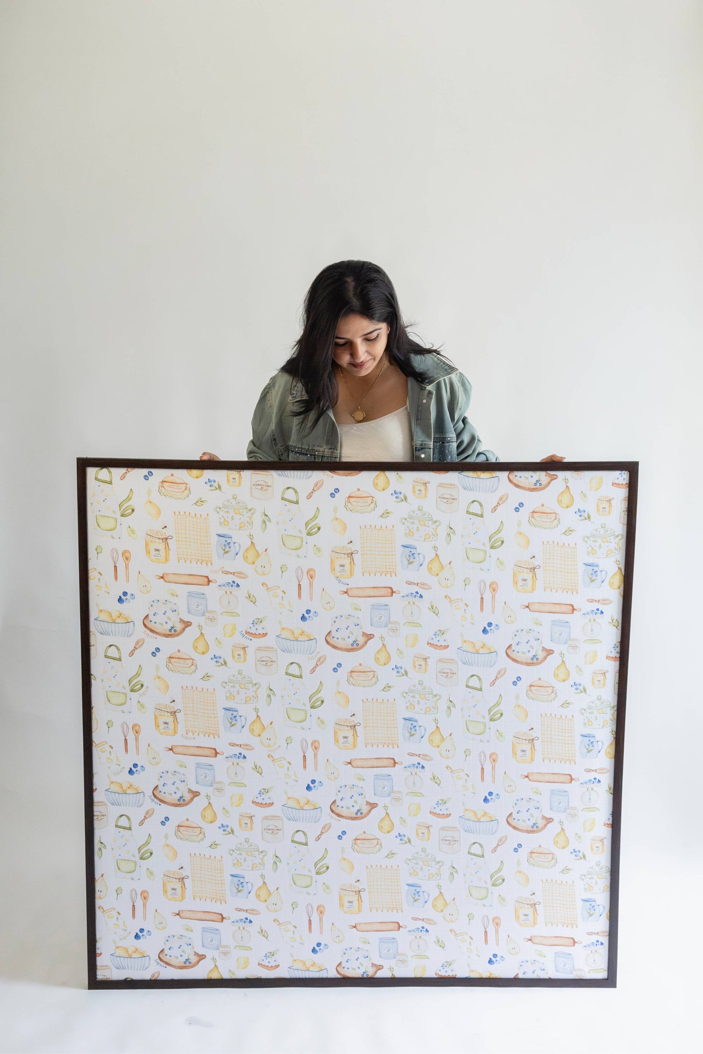 Grandmaa’s Barn Swaddle Blanket