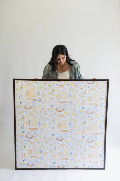 Grandmaa’s Barn Swaddle Blanket