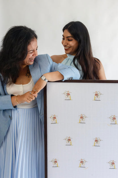The Fable Rider Swaddle Blanket