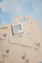 Farm Friends Double Sided Vegan Leather Bibs