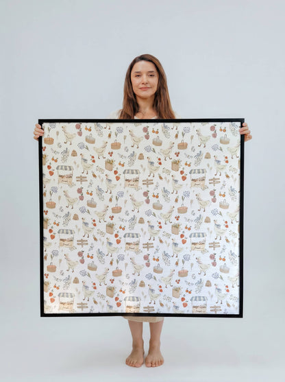 Farm Fresh Swaddle Blanket