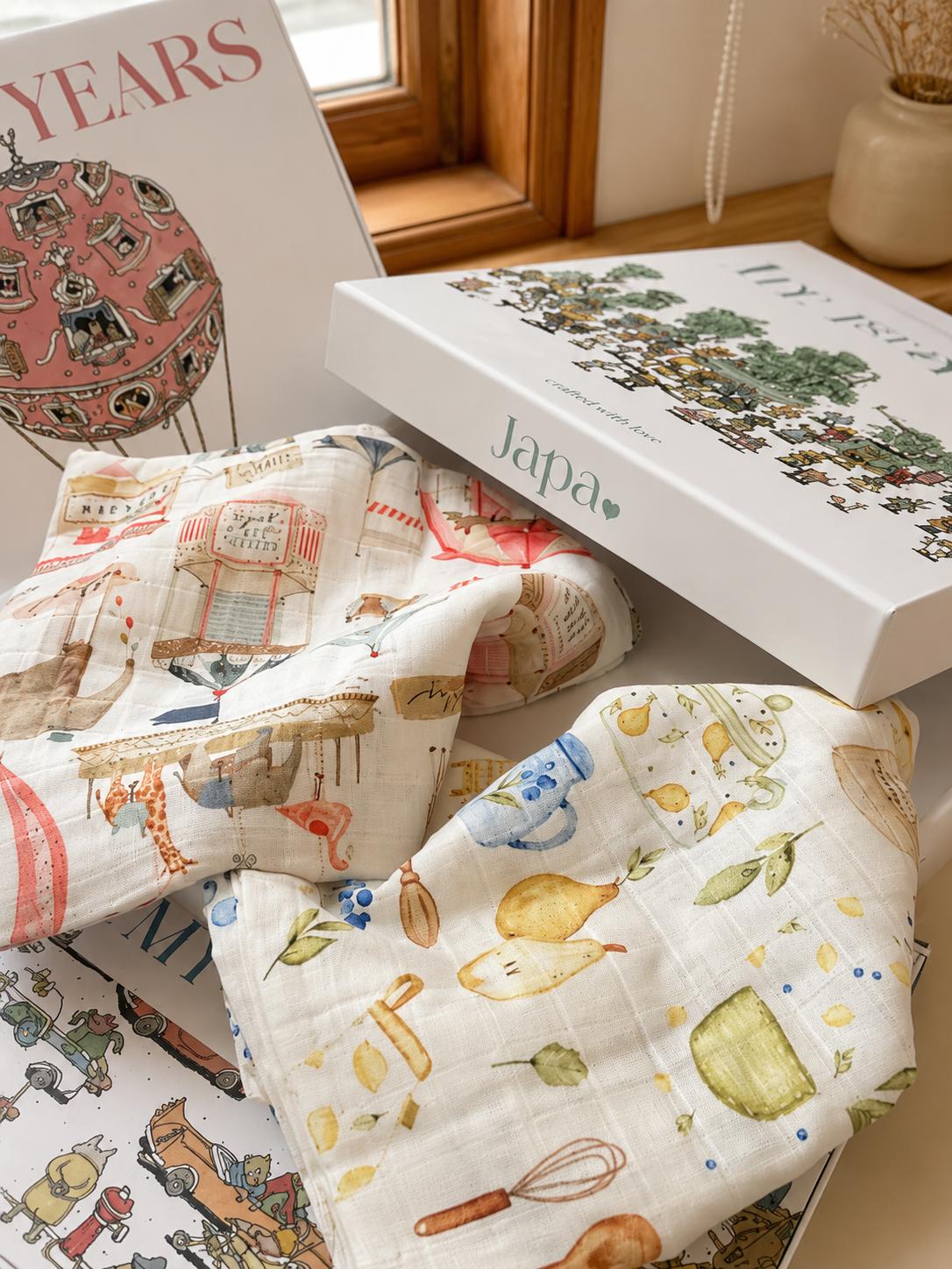 Petite Foire Swaddle Blanket