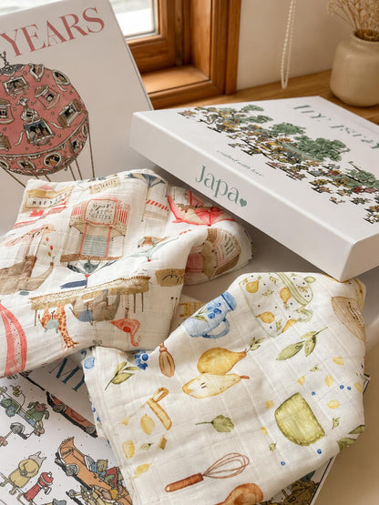 Petite Foire Swaddle Blanket