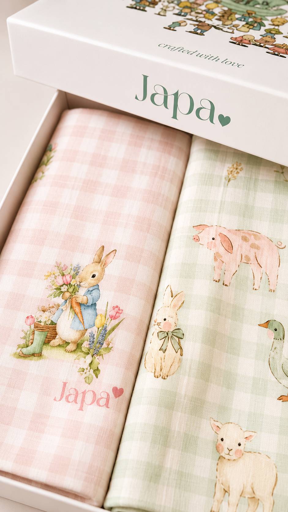 Mara’s Garden Swaddle Blanket