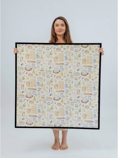 Grandmaa’s Barn Swaddle Blanket