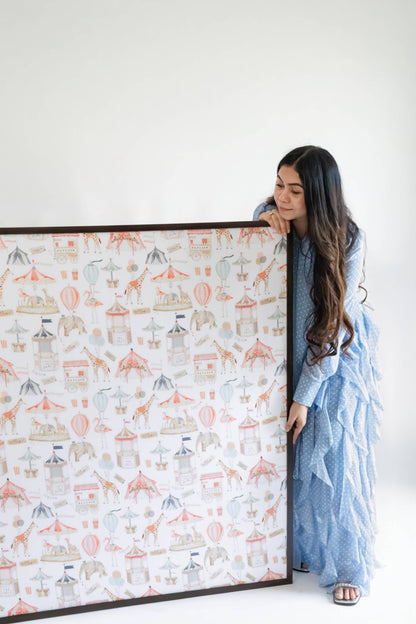 Petite Foire Swaddle Blanket
