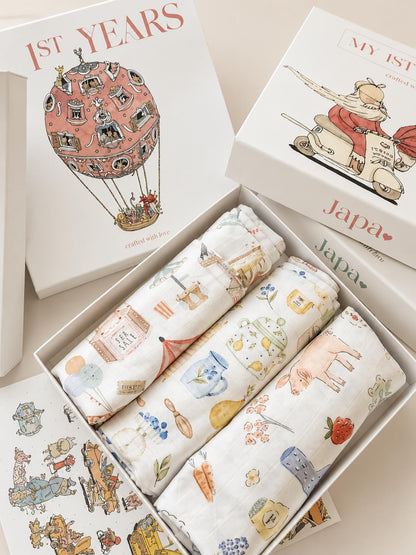 Petite Foire Swaddle Blanket