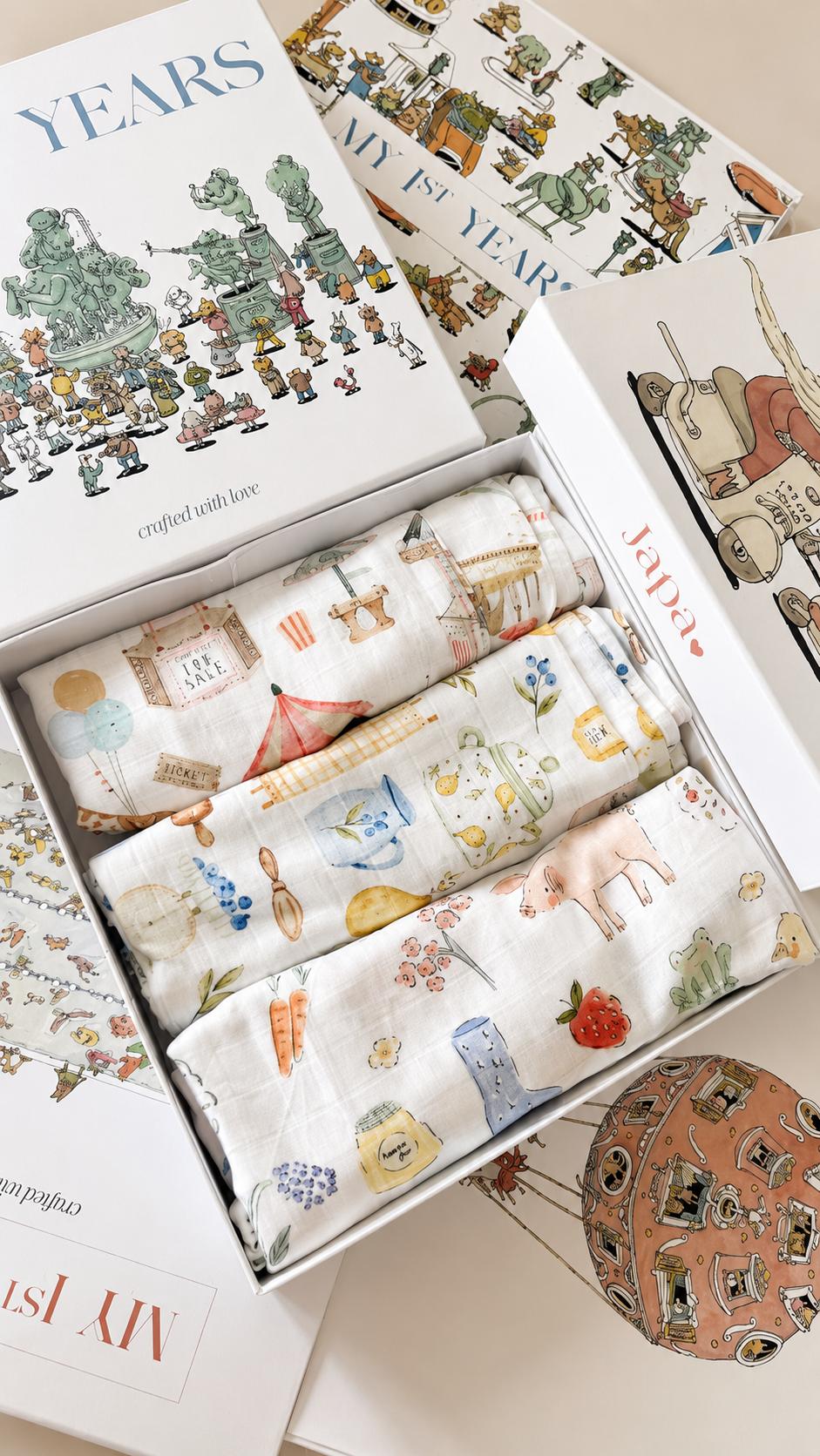 Petite Foire Swaddle Blanket
