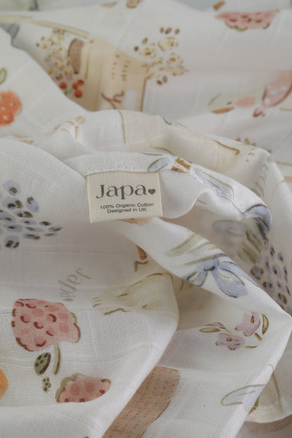 Farmers' Market Swaddle Blanket