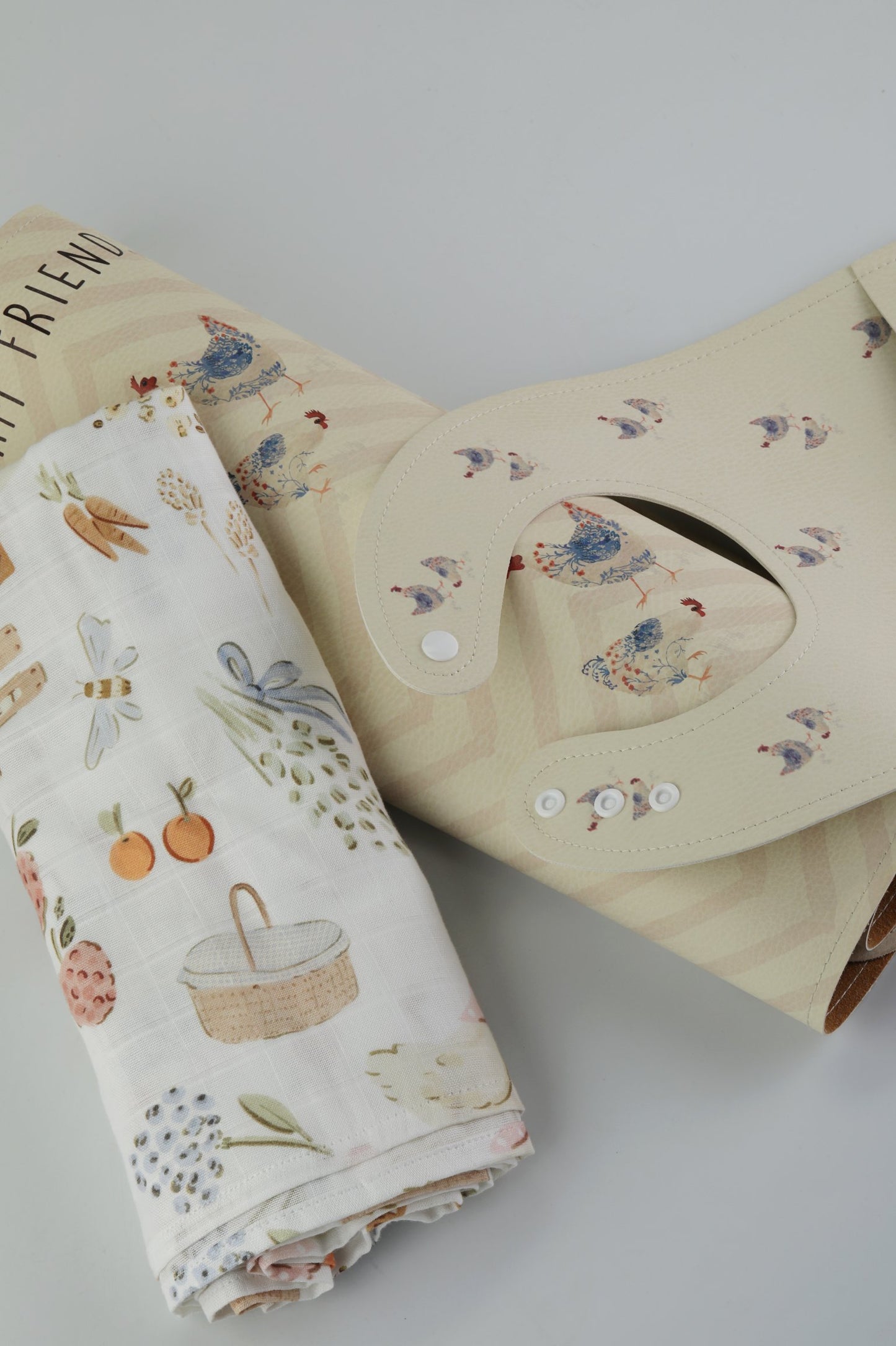 Farmers' Market Swaddle Blanket