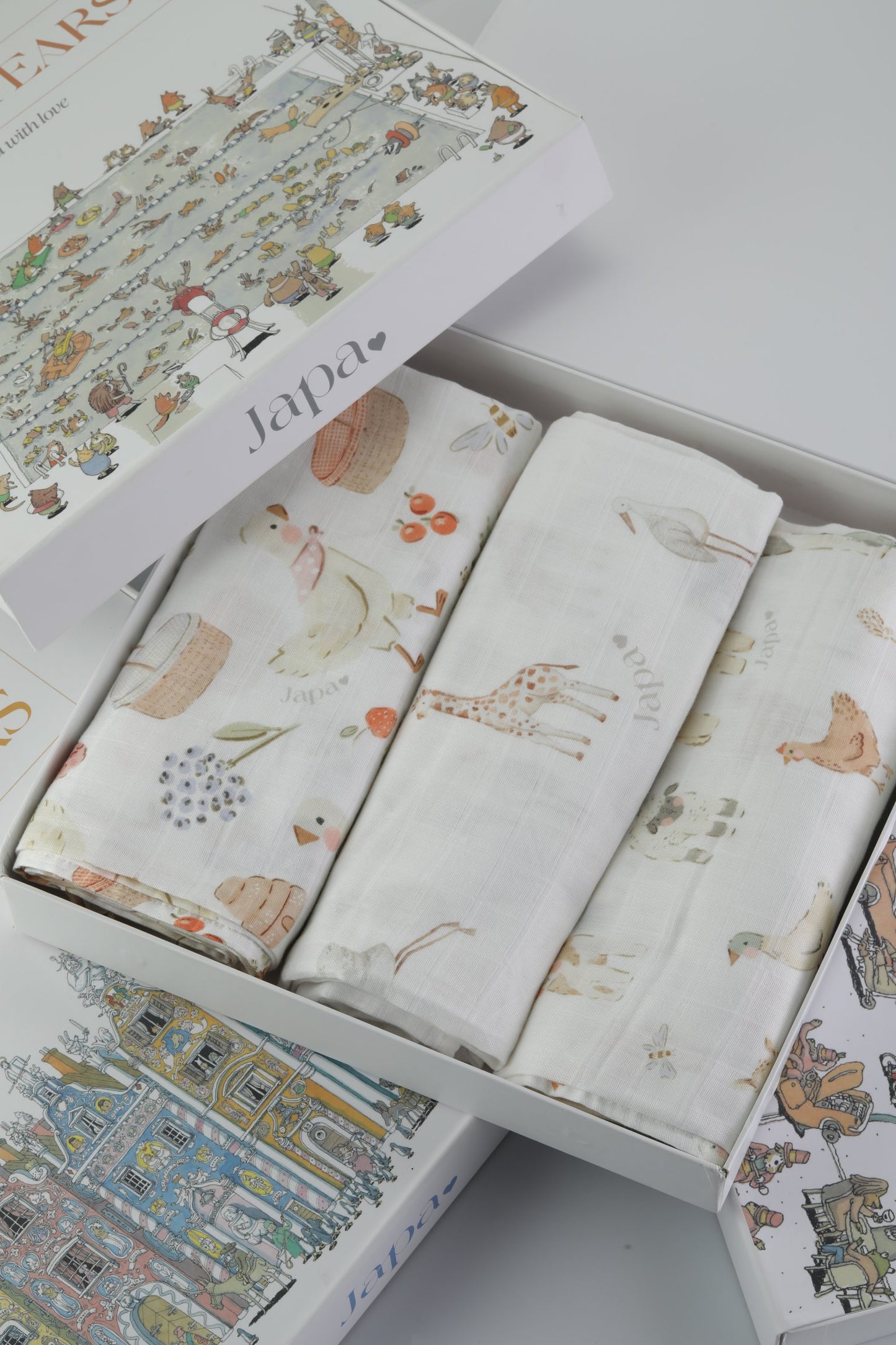 Farmers' Market Swaddle Blanket