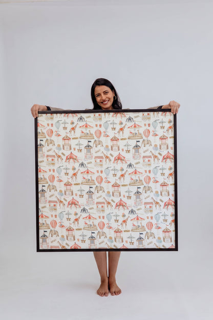 Petite Foire Swaddle Blanket
