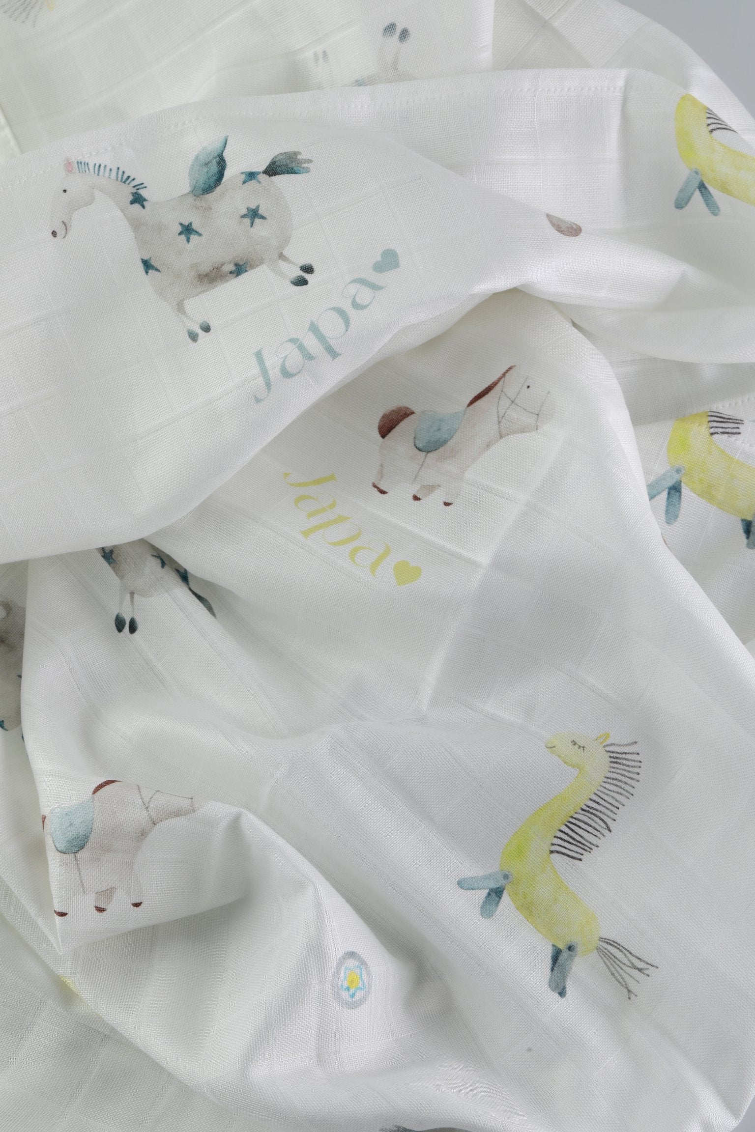 Floating Friends Swaddle Blanket