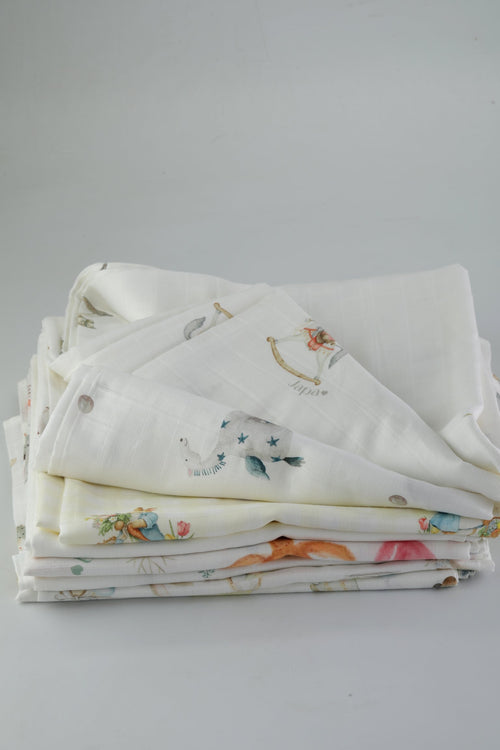 Floating Friends Swaddle Blanket