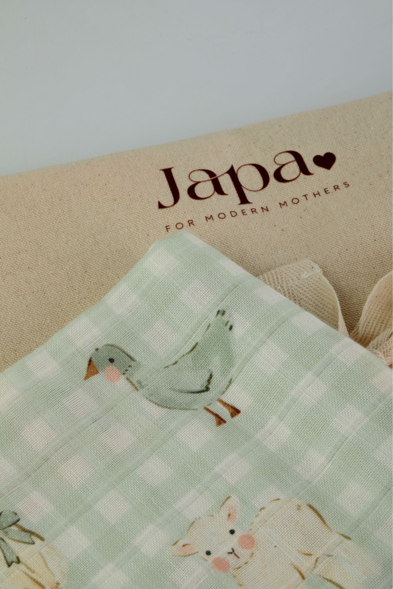 Countryside Gingham Swaddle Blanket