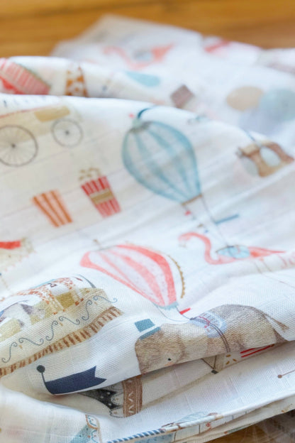 Petite Foire Swaddle Blanket