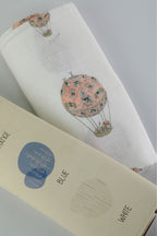 Rosè Skies Swaddle Blanket