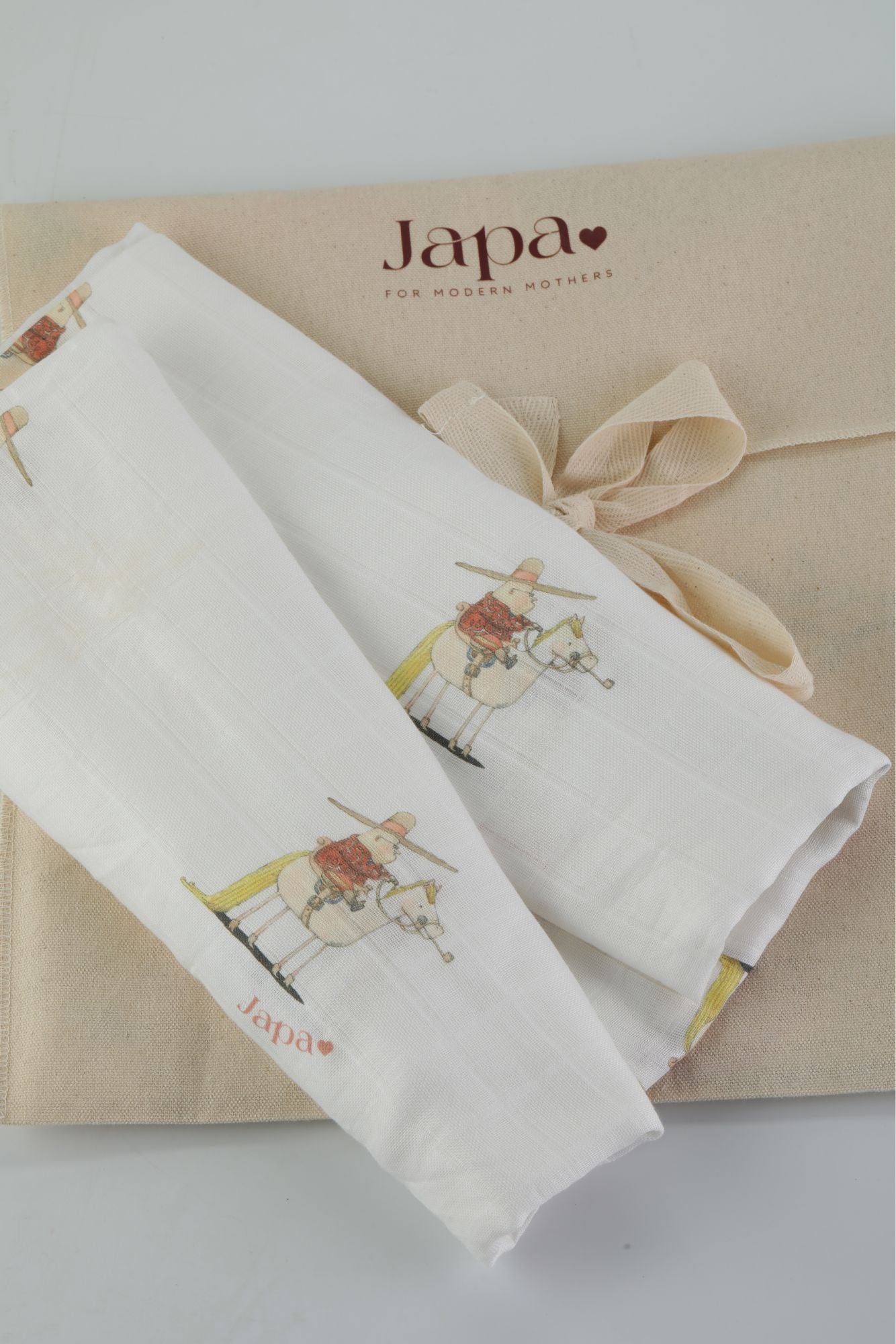 The Fable Rider Swaddle Blanket