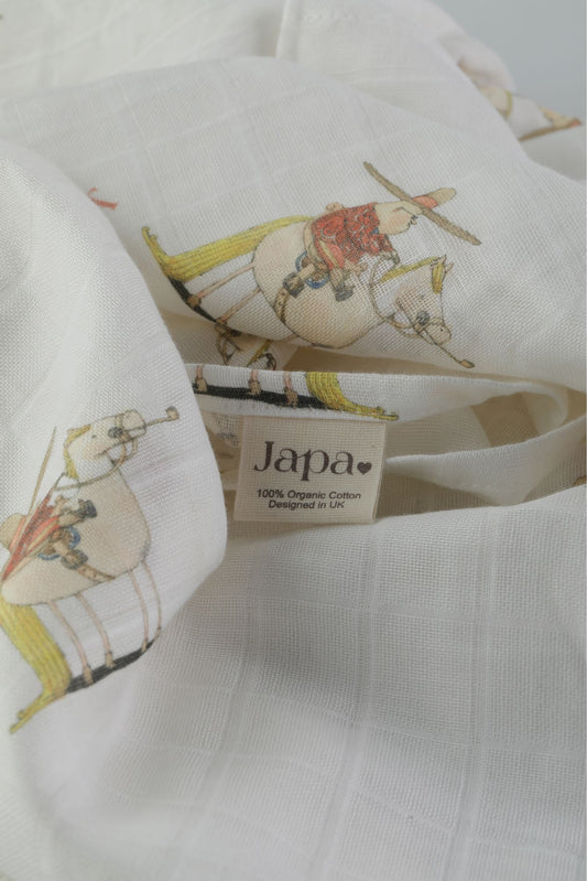 The Fable Rider Swaddle Blanket