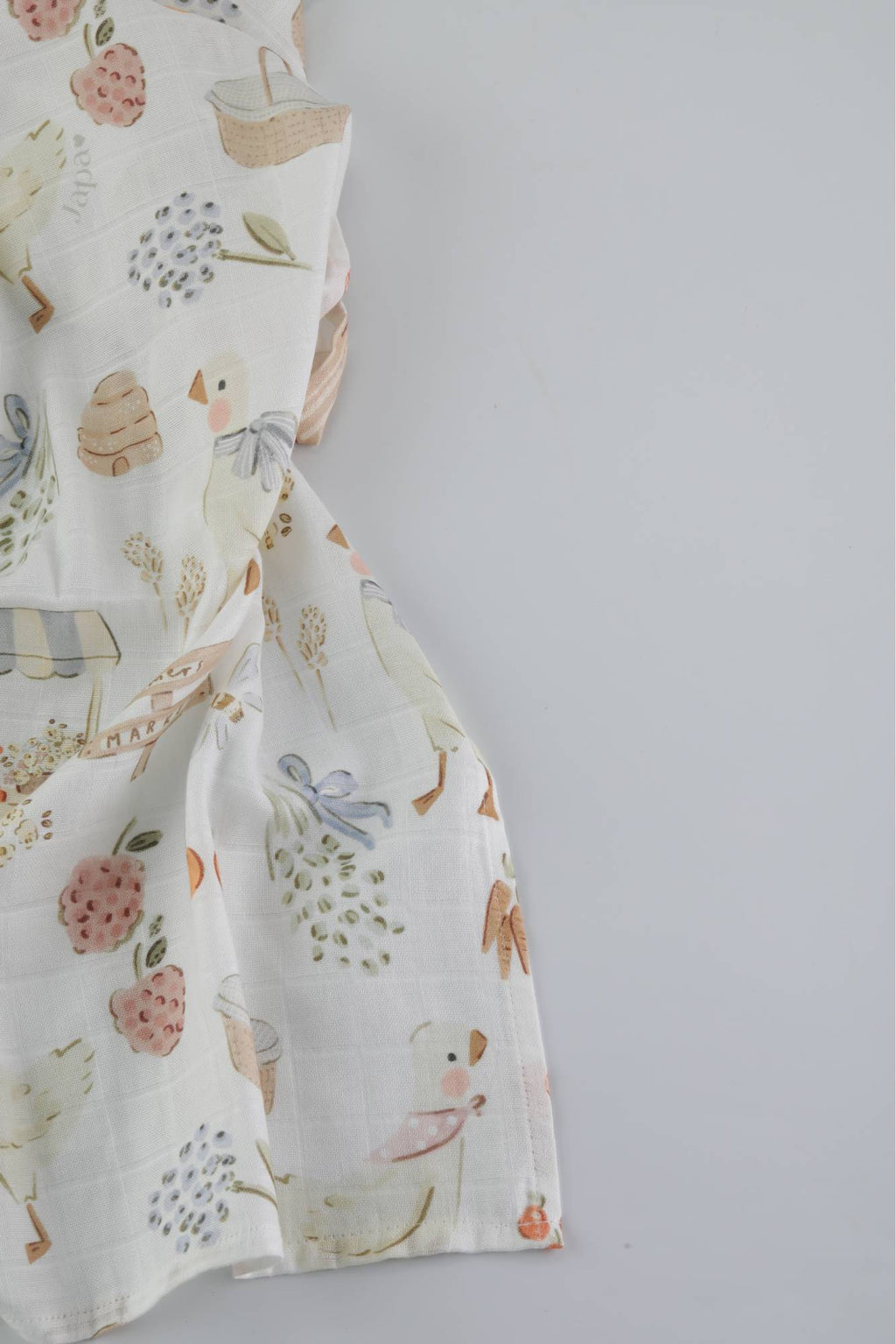 Farmers' Market Swaddle Blanket