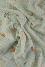Countryside Gingham Swaddle Blanket