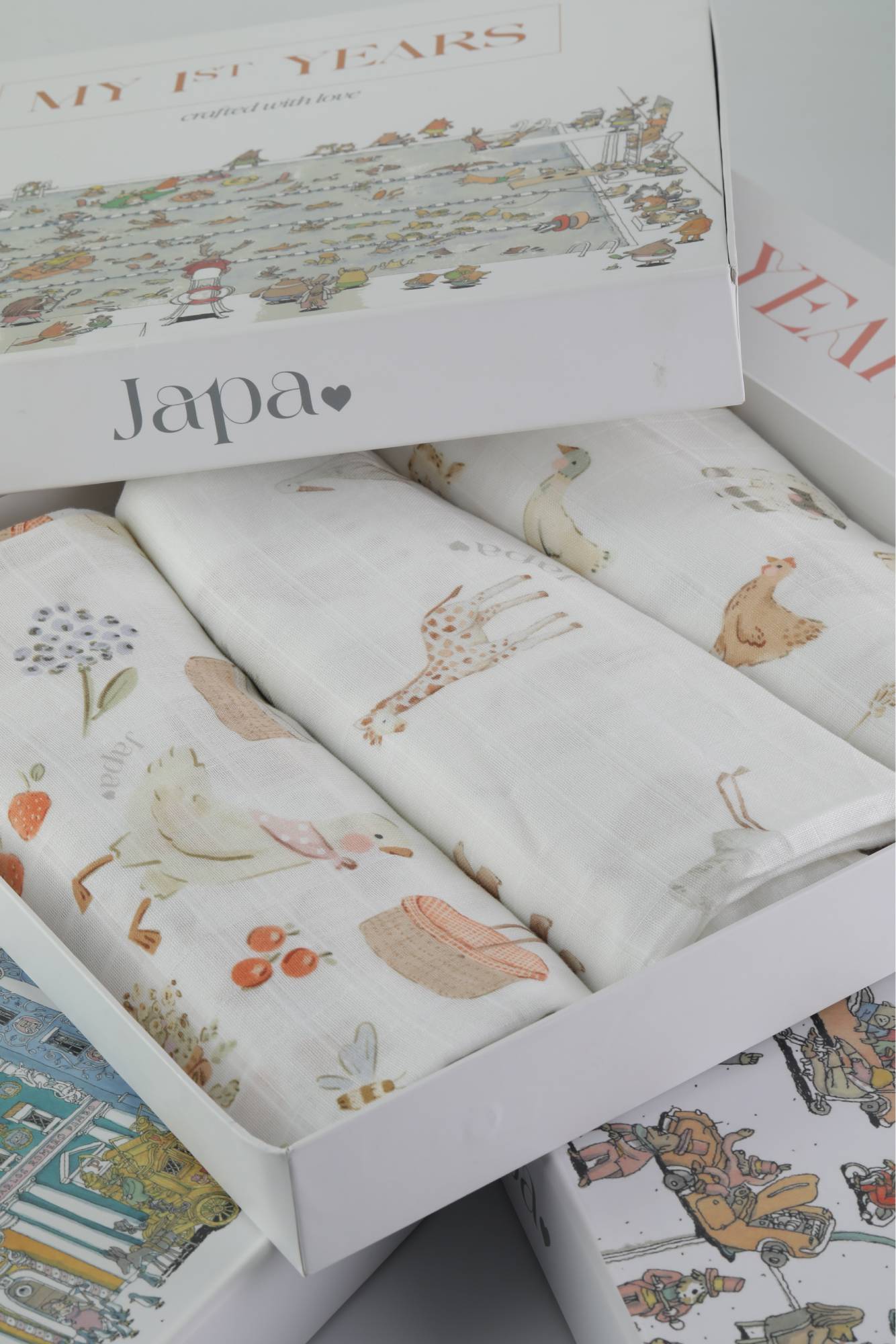 Farmers' Market Swaddle Blanket
