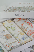 Grandmaa’s Barn Swaddle Blanket