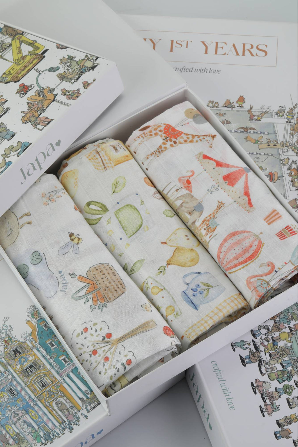 Petite Foire Swaddle Blanket