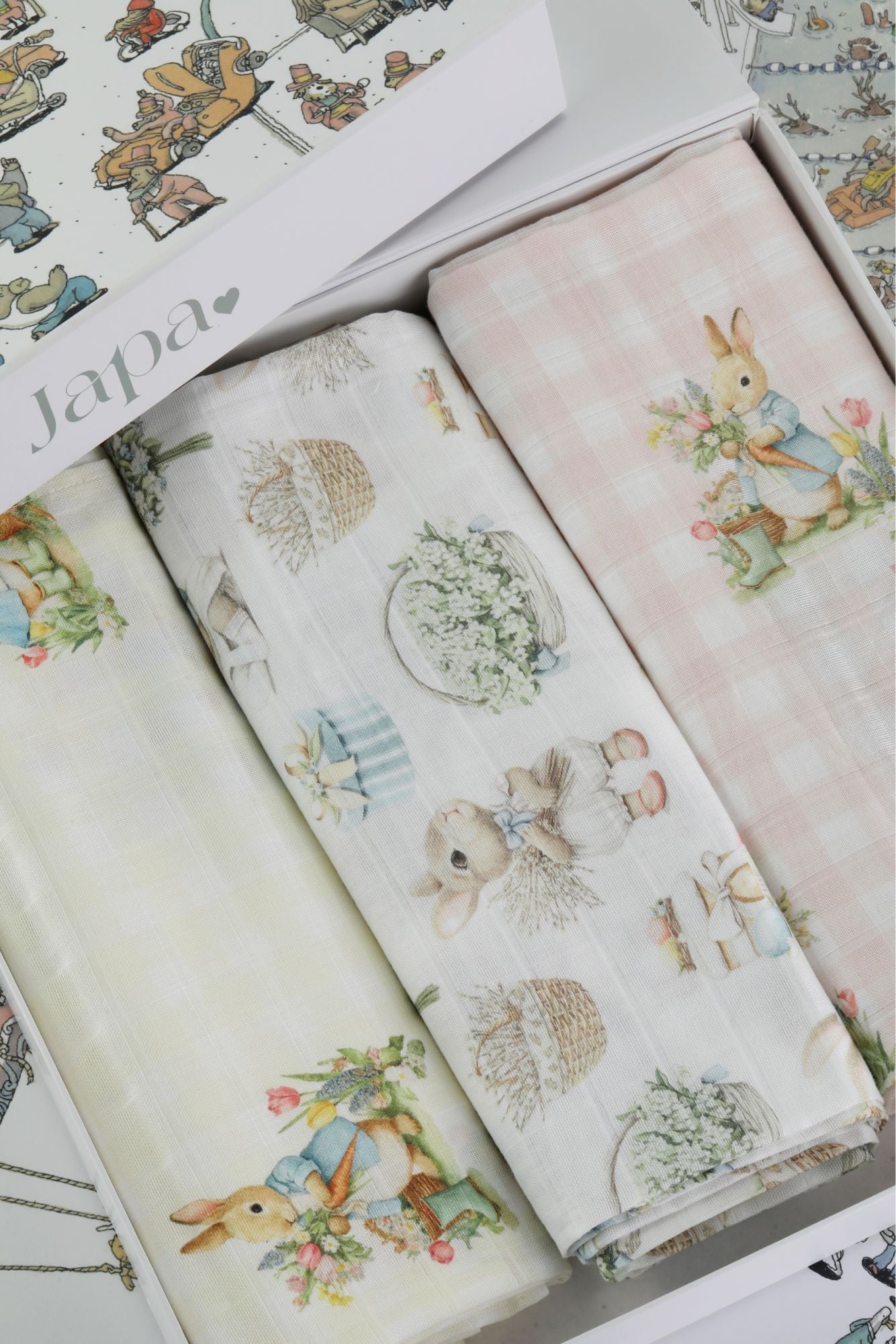 Mara’s Garden Swaddle Blanket
