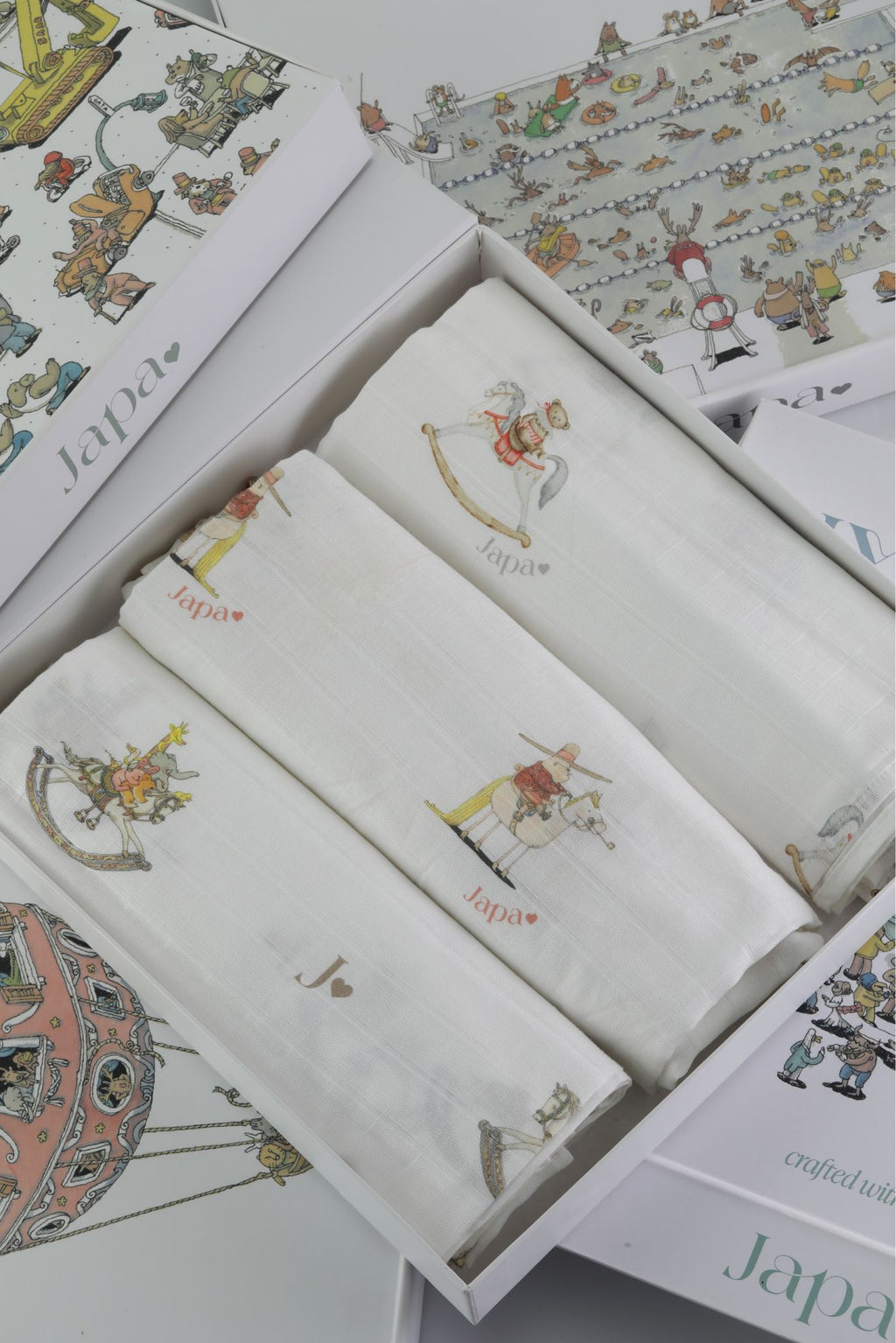 The Fable Rider Swaddle Blanket