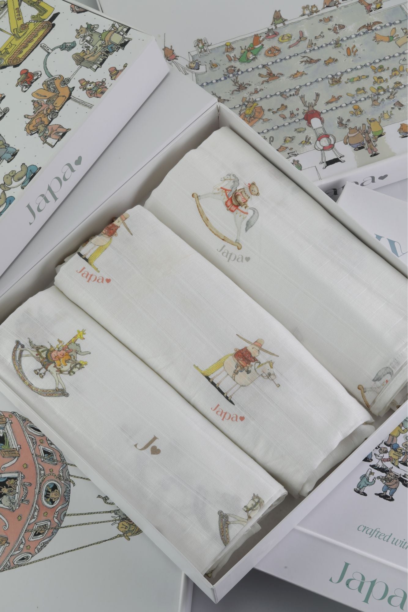 The Fable Rider Swaddle Blanket