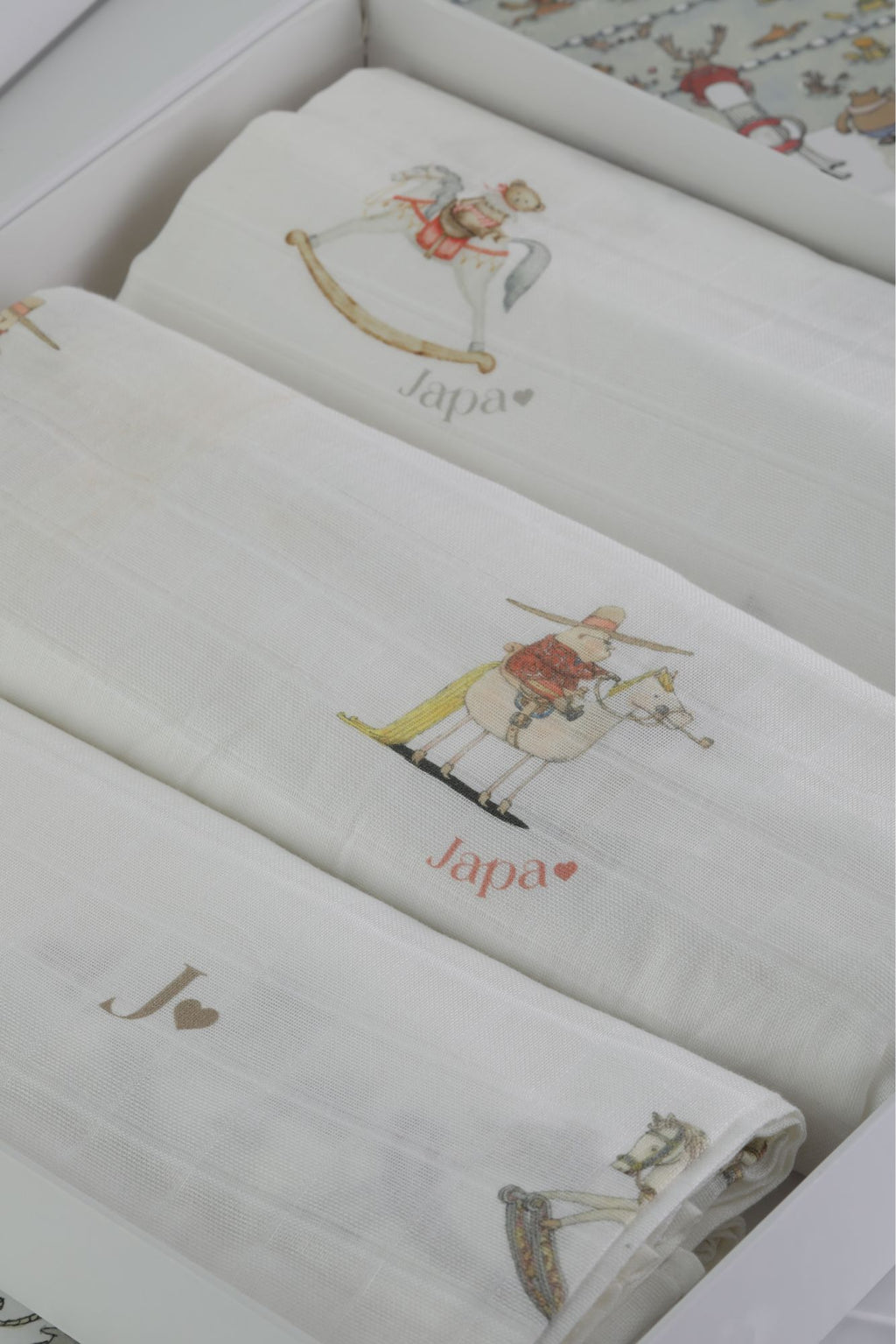 The Fable Rider Swaddle Blanket