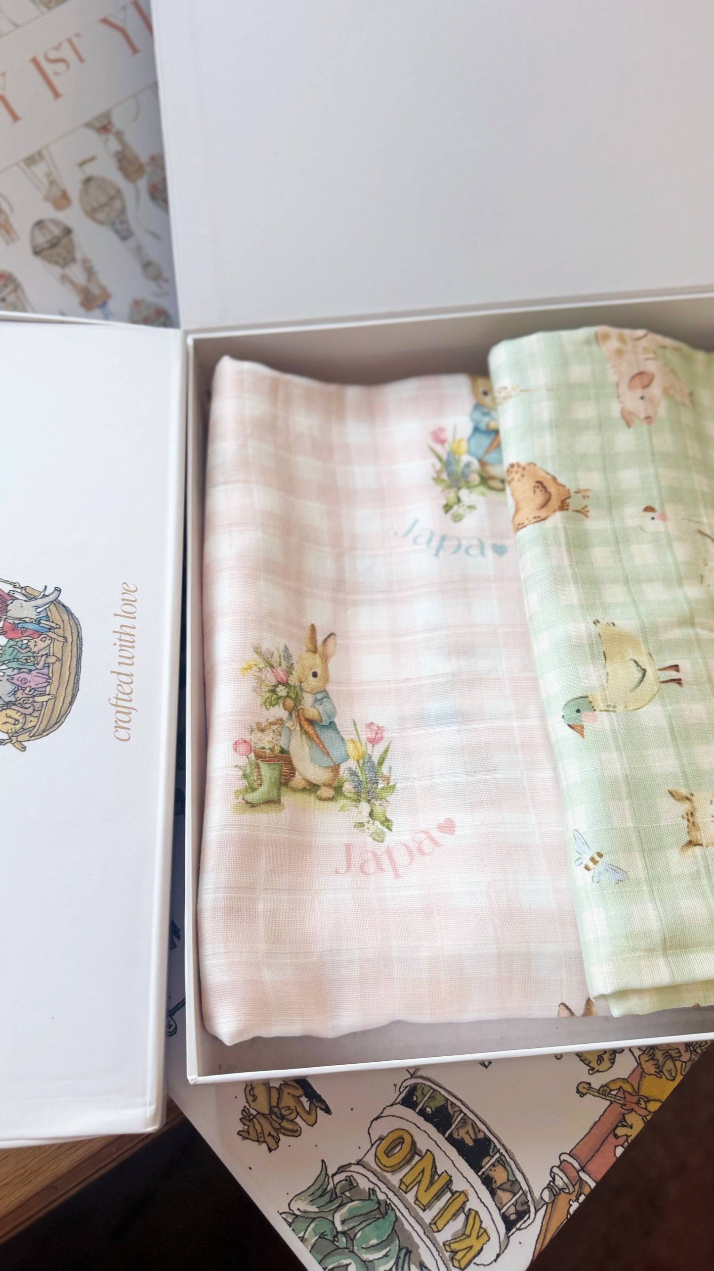Mara’s Garden Swaddle Blanket