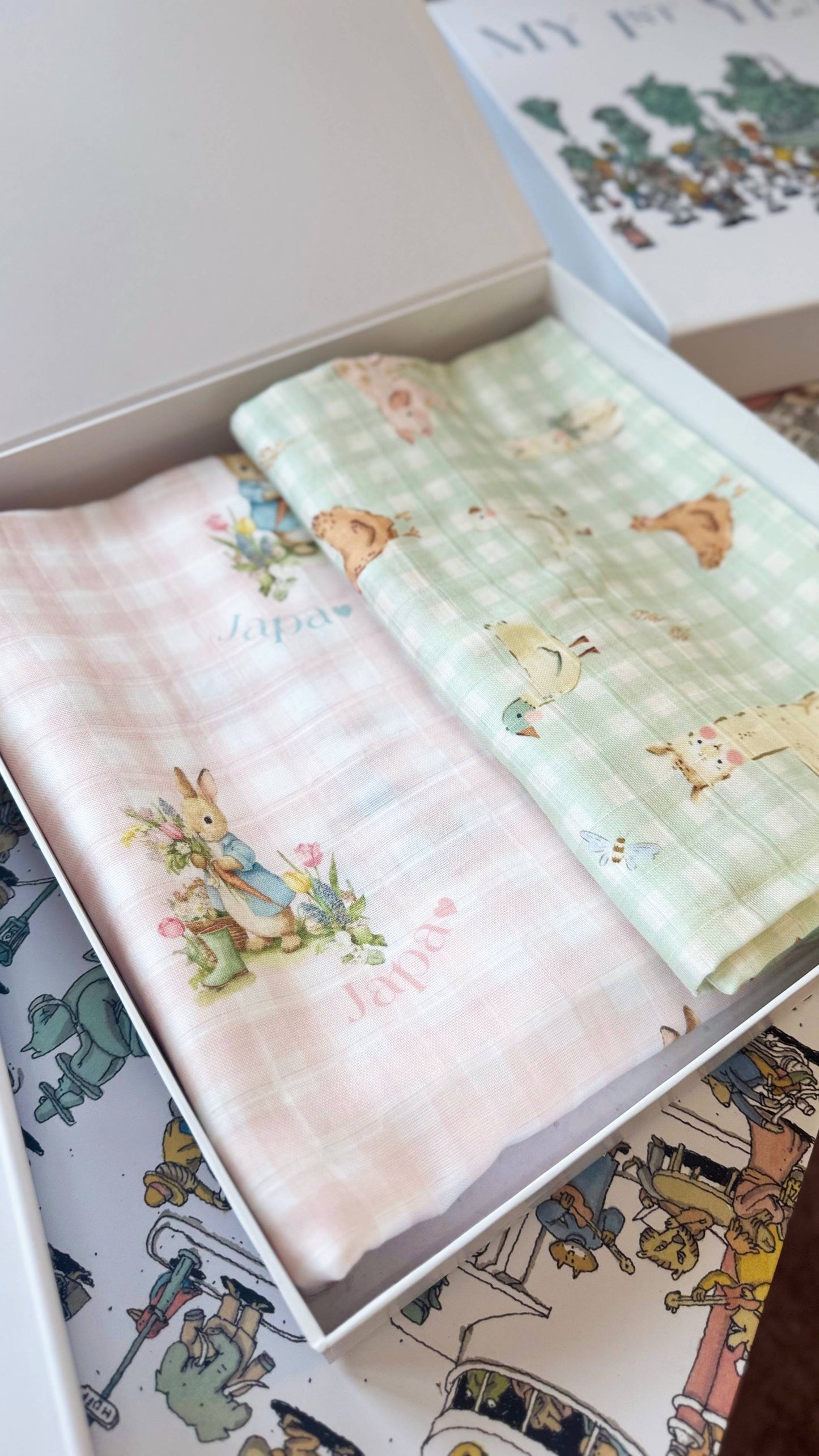 Mara’s Garden Swaddle Blanket