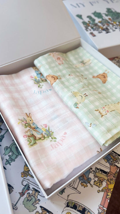 Mara’s Garden Swaddle Blanket