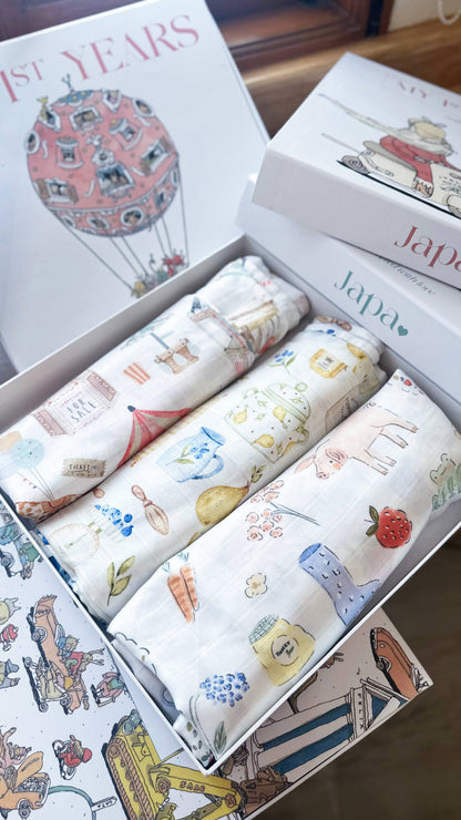 Petite Foire Swaddle Blanket
