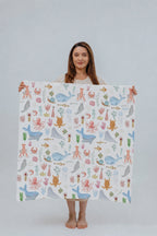 Ocean Veil Swaddle Blanket