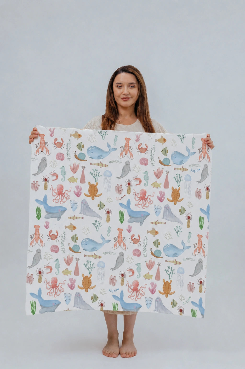 Ocean Veil Swaddle Blanket