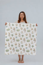 Maison Fleur Swaddle Blanket