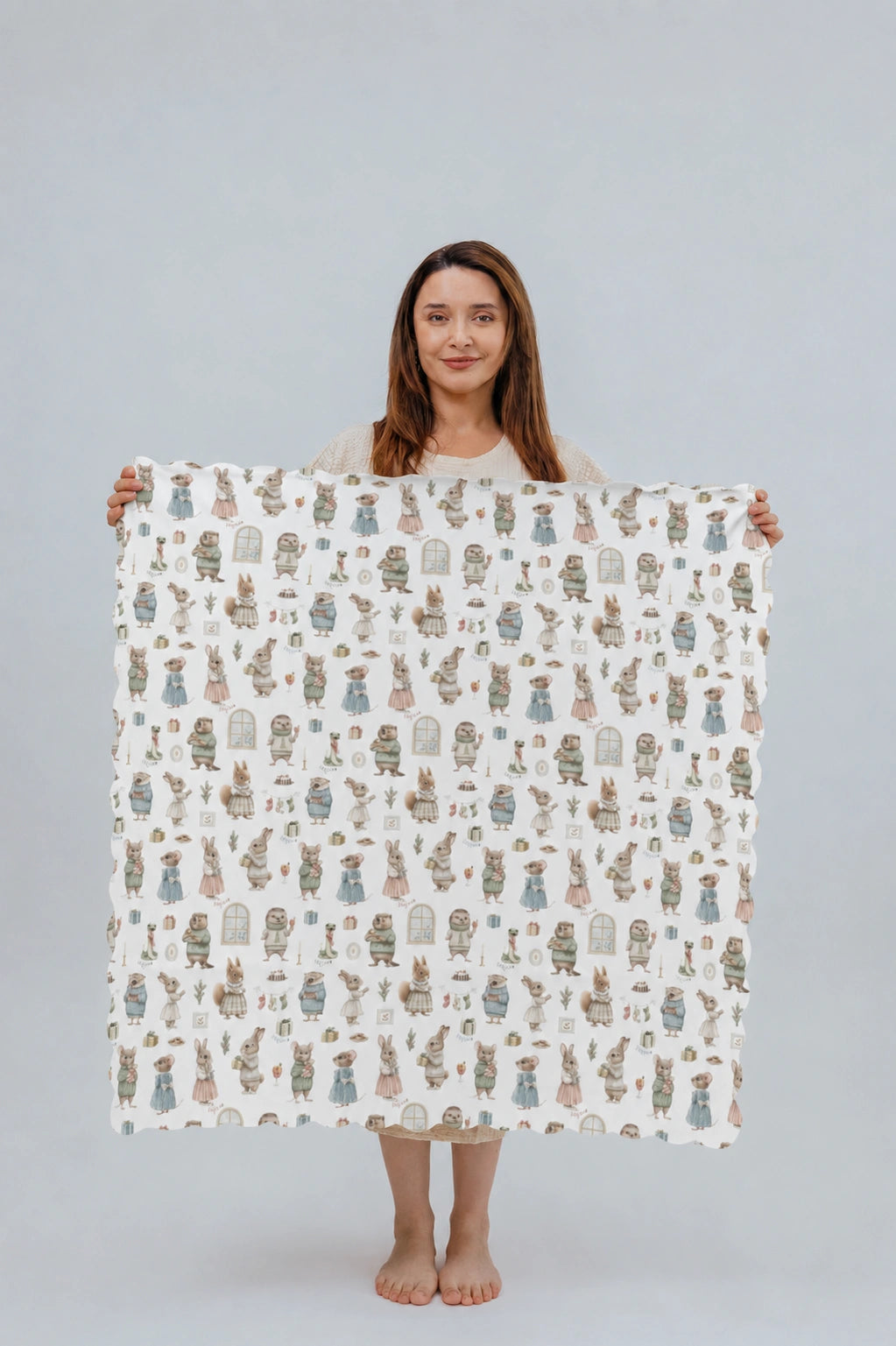 Woodland Pantry Swaddle Blanket