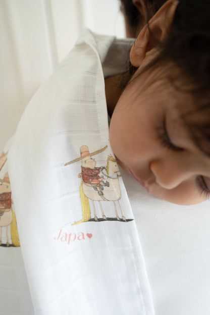 The Fable Rider Swaddle Blanket