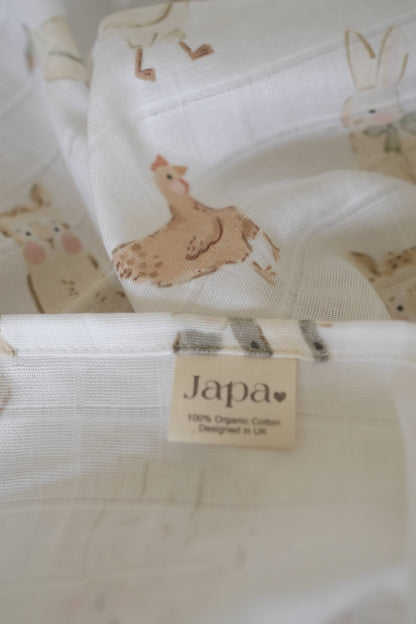 Farm Fresh Swaddle Blanket