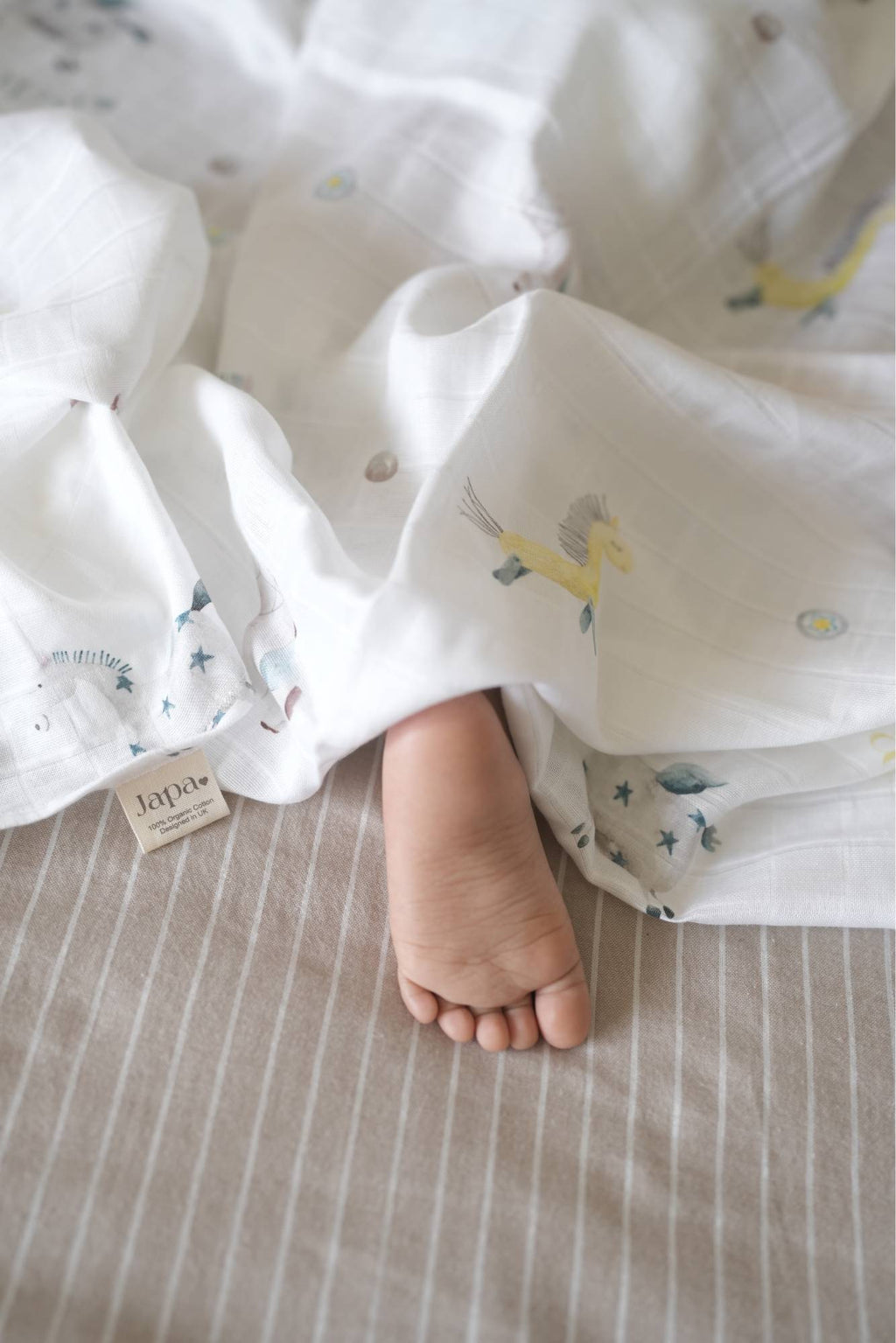 Floating Friends Swaddle Blanket