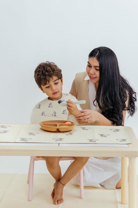 Monk-archy Double Sided Vegan Leather Bibs