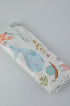 Ocean Veil Swaddle Blanket