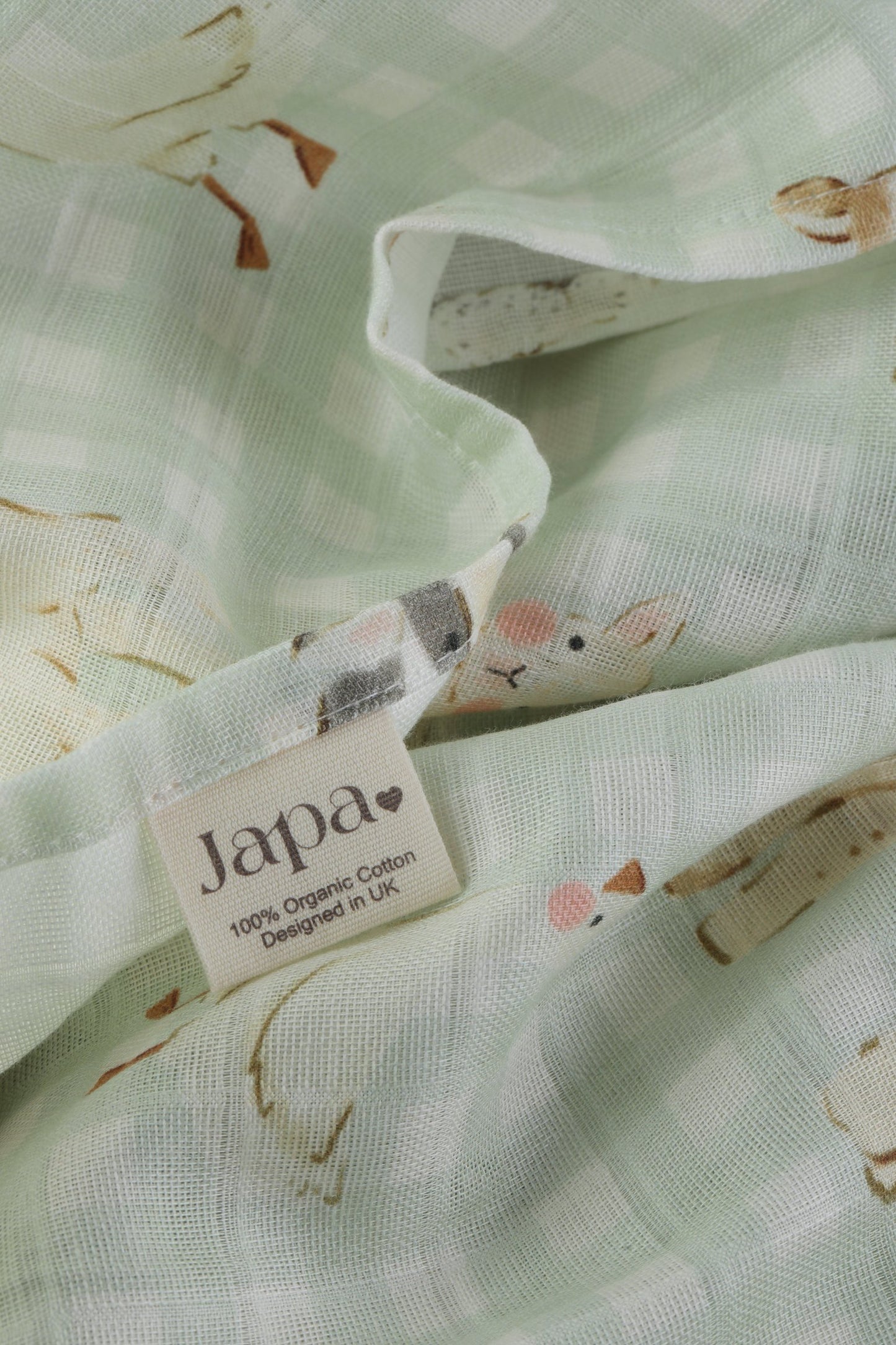 Countryside Gingham Swaddle Blanket