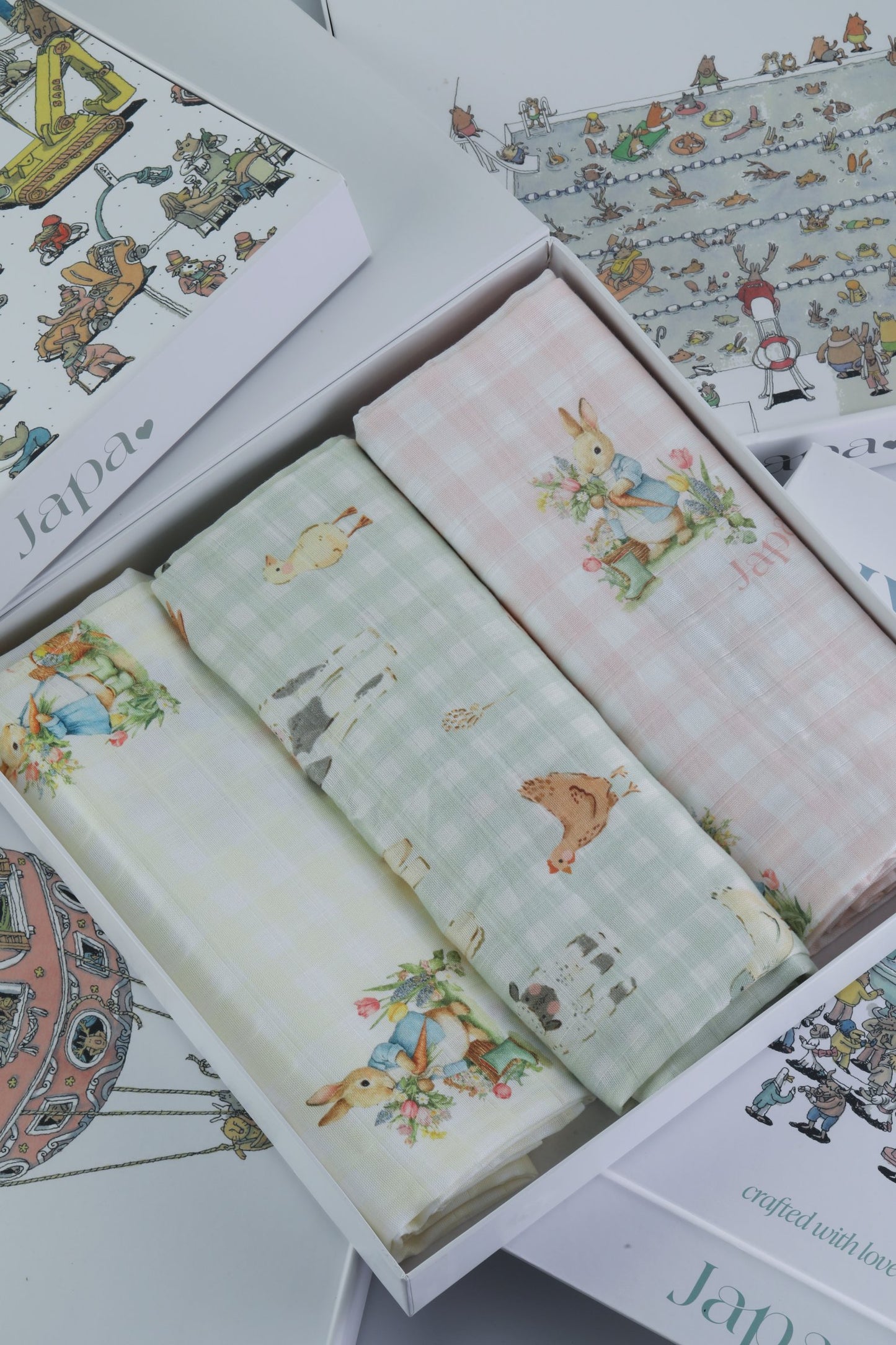 Countryside Gingham Swaddle Blanket